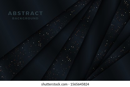Metallic paper cut background. Abstract papercut decoration textured with dots. 3d backdrop. Vector illustration. Material design concept. Minimalist cover template
