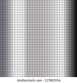 Metallic perforated chromium sheet