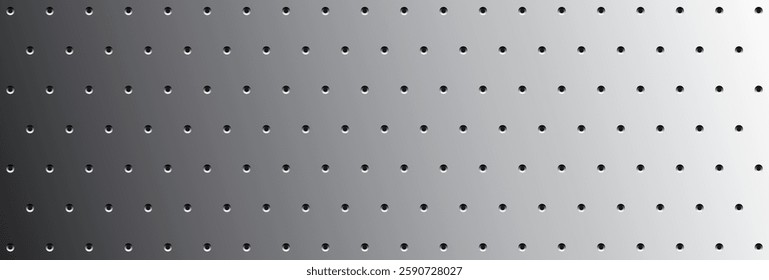 Metallic Perforated Steel web banner