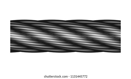 metallic power cable