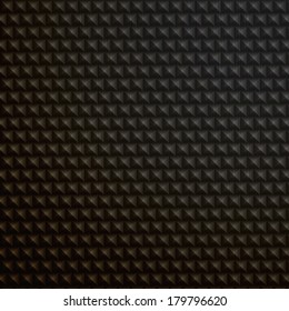 Metallic Pyramid Texture Background in brown and black