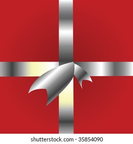 Metallic ribbon for gifts
