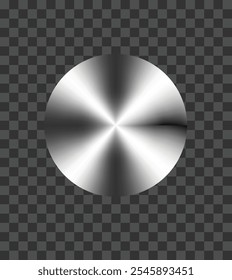 Metallic Rivet on Transparent Background. Technology and industry vector art, graphic design resources and elements