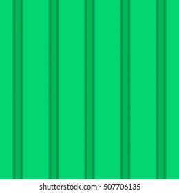 Metallic roof seamless pattern. Green color. Classic style. Vector illustration