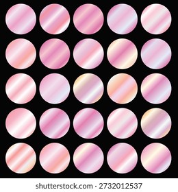 Metallic rose gold gradient collection | Vector rose gold foil texture | rose gold background set | Royalty free Rose gold gradient colour