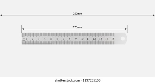 ruler exact size