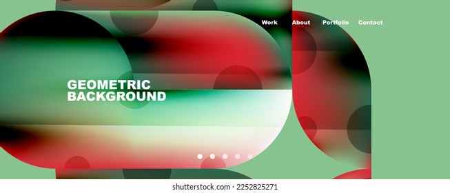 Metallic shiny fluid colors with geometric elements. Geometric abstract background for Wallpaper, Banner, Background, Card, Book Illustration, landing page