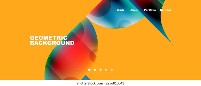 Metallic shiny fluid colors with geometric elements. Geometric abstract background for Wallpaper, Banner, Background, Card, Book Illustration, landing page