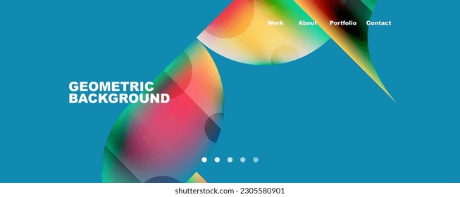 Metallic shiny fluid colors with geometric elements. Geometric abstract background for Wallpaper, Banner, Background, Card, Book Illustration, landing page