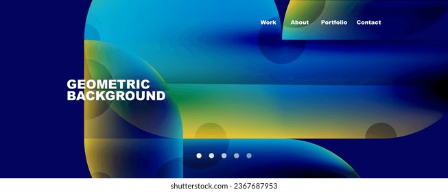 Metallic shiny fluid colors with geometric elements. Geometric abstract background for Wallpaper, Banner, Background, Card, Book Illustration, landing page