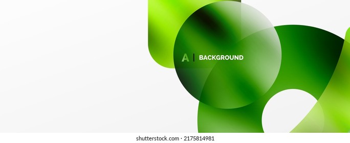 Metallic shiny geometric surfaces, round shapes and circles. Digital web futuristic template for wallpaper, banner, background, card, book Illustration, landing page
