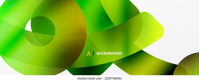 Metallic shiny geometric surfaces, round shapes and circles. Digital web futuristic template for wallpaper, banner, background, card, book Illustration, landing page