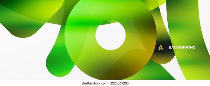 Metallische glänzende geometrische Oberflächen, runde Formen und Kreise. Digitale futuristische Vorlage für Tapeten, Banner, Hintergrund, Karte, Buchillustration, Landungsseite