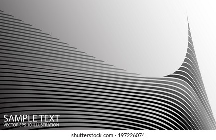 Metallic shiny peak futuristic background illustration - Vector abstract sci-fi background template
