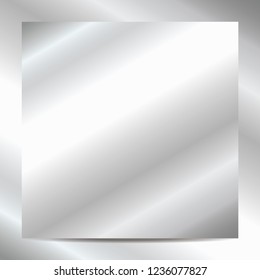 Metallic silver background. Vector, Illustration, EPS10.
