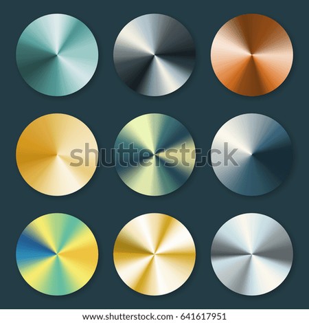 Similar – Image, Stock Photo Golden brushed metal background