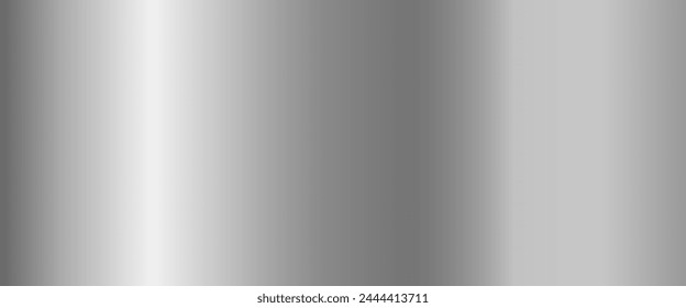Degradado plateado metálico. Un Anuncio con una textura de degradado metálico. Vector EPS 10.