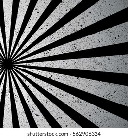 metallic silver grunge sunburst