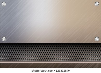 metallic steel background