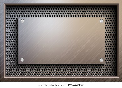 metallic steel background