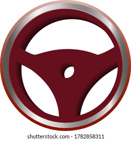 Metallic Steering Wheel for Car