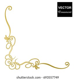 Metallic stereoscopic antique frame, ornament,vector data
