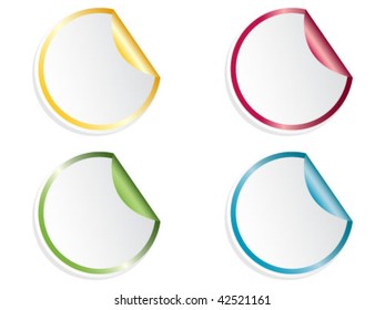 metallic stickers