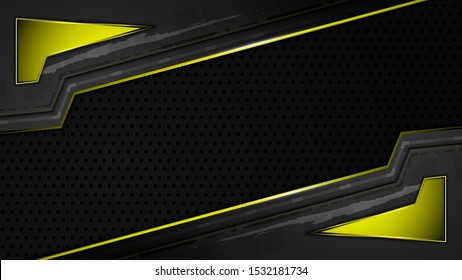 metallic template background design tech sport gaming concept eps 10 vector