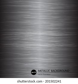 Metallic texture, grunge. Vector illustration.