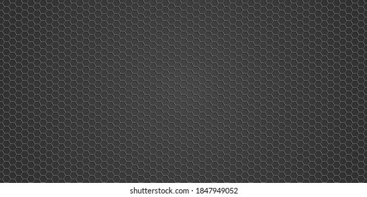 Metallic texture - Metal grid background,  black texture background hexagon.Modern and trendy metal backgroundcan be used for your design. Vector Illustration