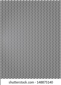 Metallic texture seamless pattern, vector background 