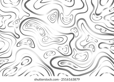 Metallic Topography: A Dynamic, Swirling Design