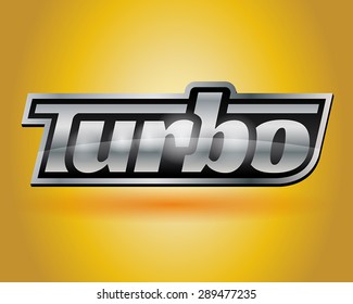 Metallic Turbo Badge 2