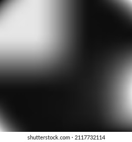 Metallic Vector Empty Monochrome Design Picture. Minimal Black Digital Dark Gradient Mesh. Trendy Grey Smooth Watercolor Blurry Background. Aluminium Liquid Silver Dark Gradient Background.