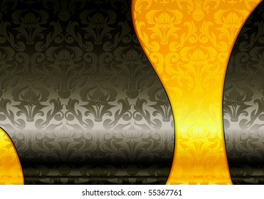 Metallic Wallpaper background, vector