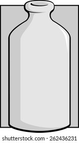 botella de agua metálica