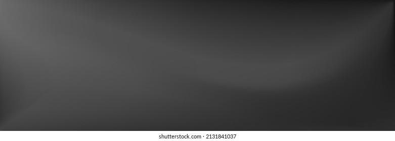 Metallic Wavy Gradient Mesh. Alluminium Black and white Horizontal Lines Backdrop. Monochromatic Vibrant Wavy Gradient Mesh. Silver  Blank Trendy Background. Gray Blurred Texture Illustration.