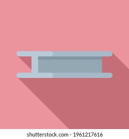 Metallurgy bar product icon. Flat illustration of Metallurgy bar product vector icon for web design
