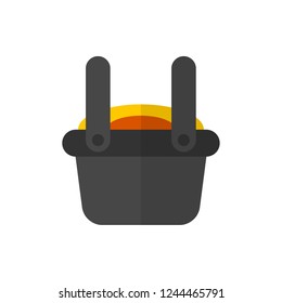 metallurgy flat vector icon