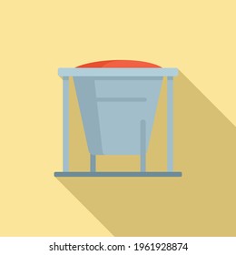Metallurgy icon. Flat illustration of Metallurgy vector icon for web design