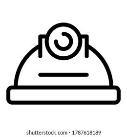 Metallurgie-Ikone. Outline-Metallurgie-Vektorsymbol für Webdesign einzeln auf weißem Hintergrund
