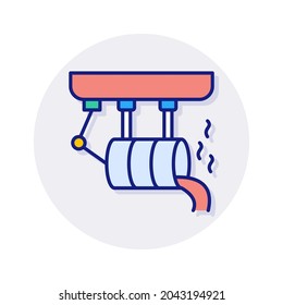 Metallurgy icon in vector. Logotype