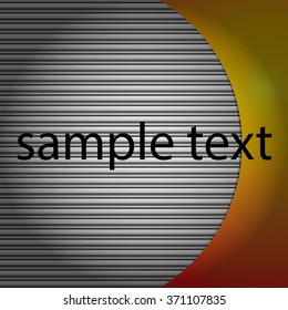  Metal-to-door strip lines texture background. Vector illustration ball for web design