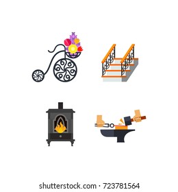 Metalwork icon set