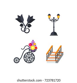 Metalwork icon set