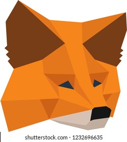 Metamask Cryptocurrency Icon Vector Illustration