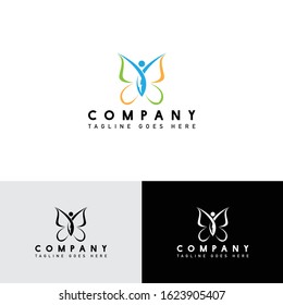 Metamorphosis Logo Vector Conceptual Template