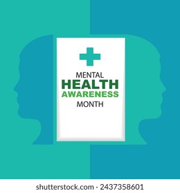 Metaphor bipolar disorder mind mental. Double face. Split personality. Concept mood disorder. 2 Head silhouette.Psychology. Mental health. Dual personality concept. Tangle and untangle