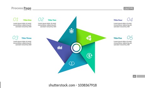 Metaphor Diagram Five Elements Pinwheel Cycle Stock Vector (Royalty ...