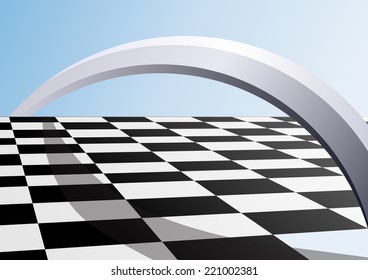 	Metaphysics. Board with bridge